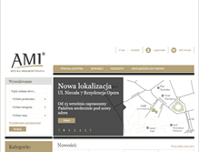 Tablet Screenshot of ami.net.pl